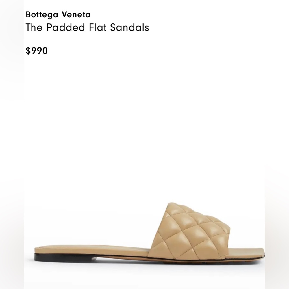 Bottega Veneta Sandals. The Padded Flat Sandals